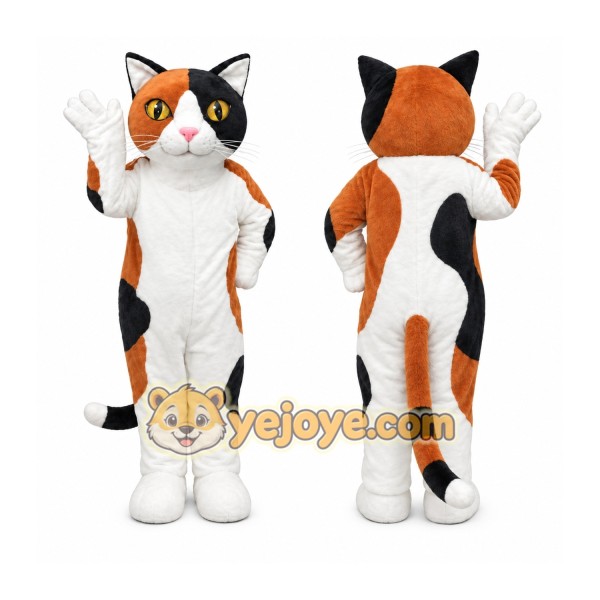 Calico Cat Mascot Costume