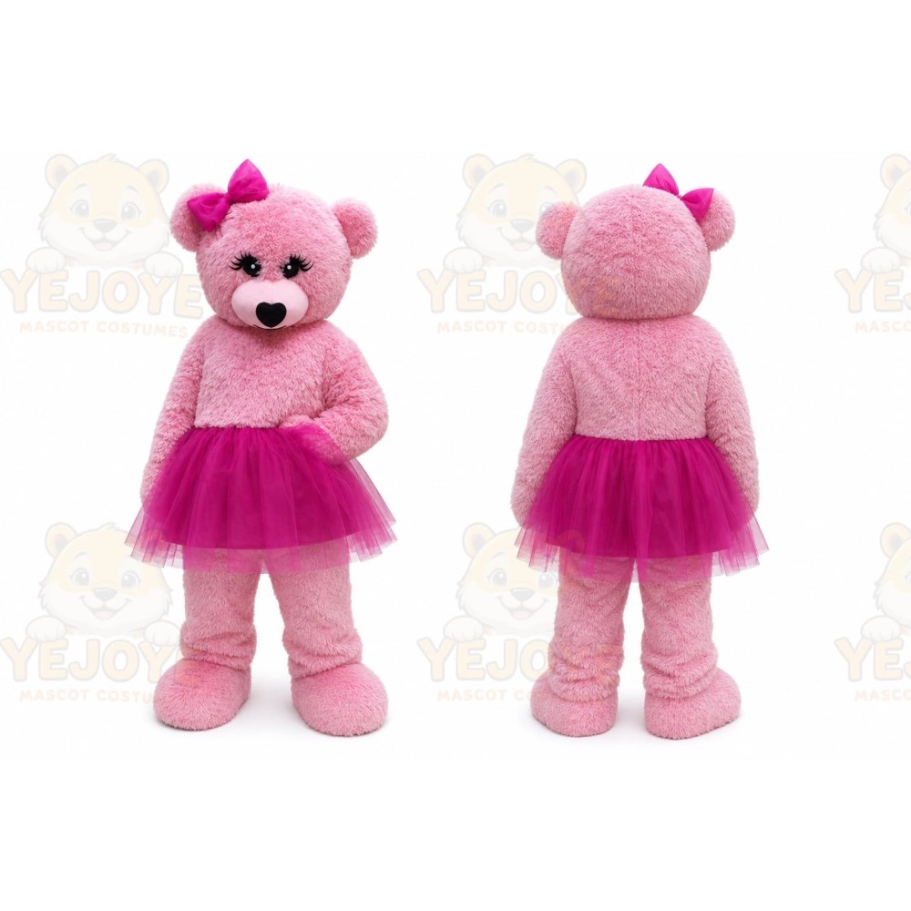 Candy Girl Teddy Bear Mascot Costumes