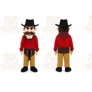 Captain Pirate Of The Caribbean Mascot Costume