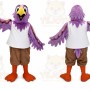 Cardinal Mascot Costume Purple Bird