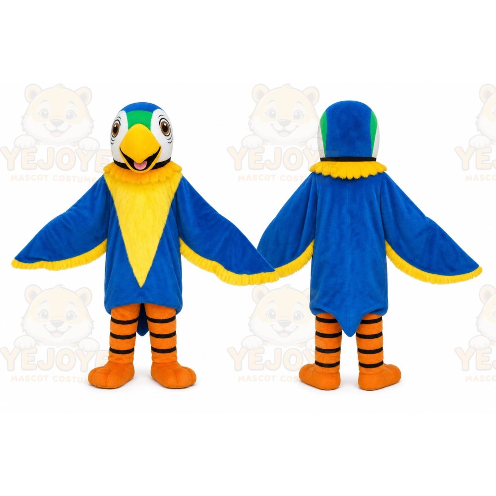 Carnival Blue Parrot Adults Mascot Costume