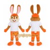 Carnival Easter Bunny Rabbit Mascot Costume Carnival Easter Bunny Rabbit Mascot Costume