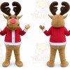 Carnival Happy Deer Cartoon Mascot Costume