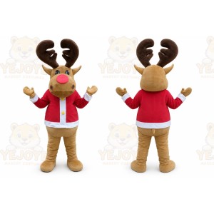 Carnival Happy Deer Cartoon Mascot Costume