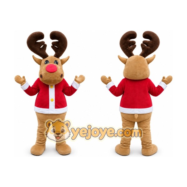 Carnival Happy Deer Cartoon Mascot Costume