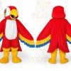 Carnival Red Parrot Adults Mascot Costume