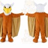 Cartoon Brown Big Bird Mascot Costume