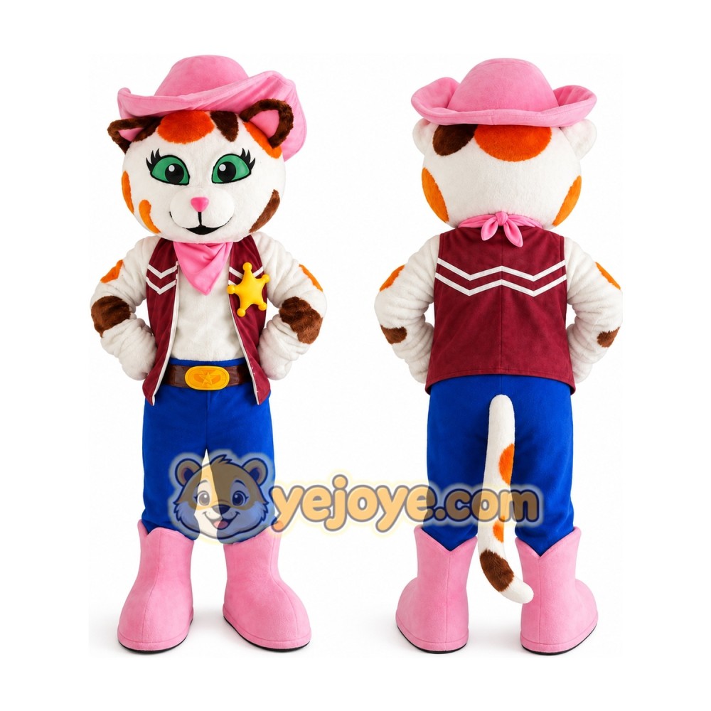 Cartoon Cat Mascot Costume Cartoon Cat Mascot Costume