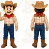 Cartoon Cowboy Mascot Costume
