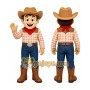 Cartoon Cowboy Mascot Costume