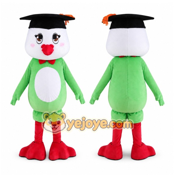 Cartoon Dr. Bird Mascot Costume Adult Character Costume