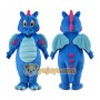 Blue Dragon Mascot Costume
