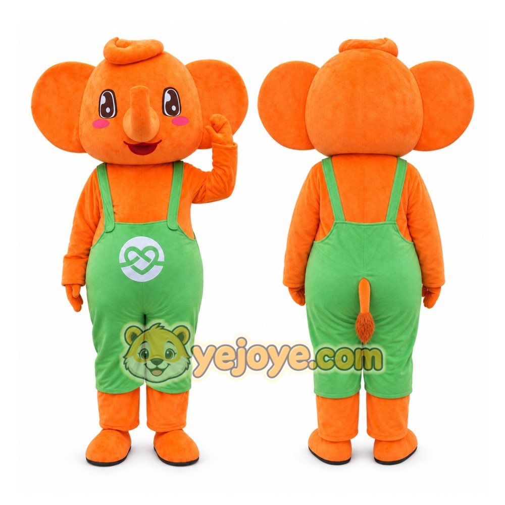 Cartoon Elephants Mascot Costume