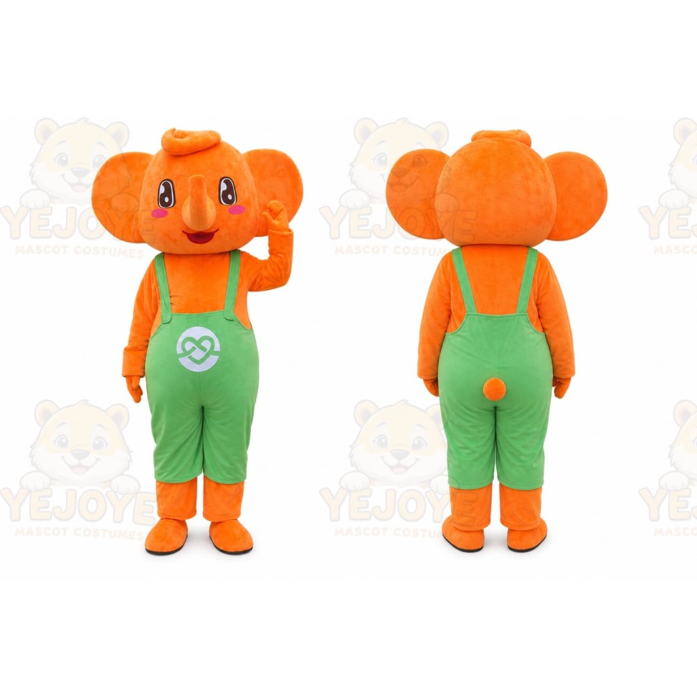 Cartoon Elephants Mascot Costume