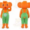 Cartoon Elephants Mascot Costume
