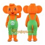 Cartoon Elephants Mascot Costume