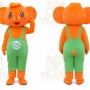 Cartoon Elephants Mascot Costume