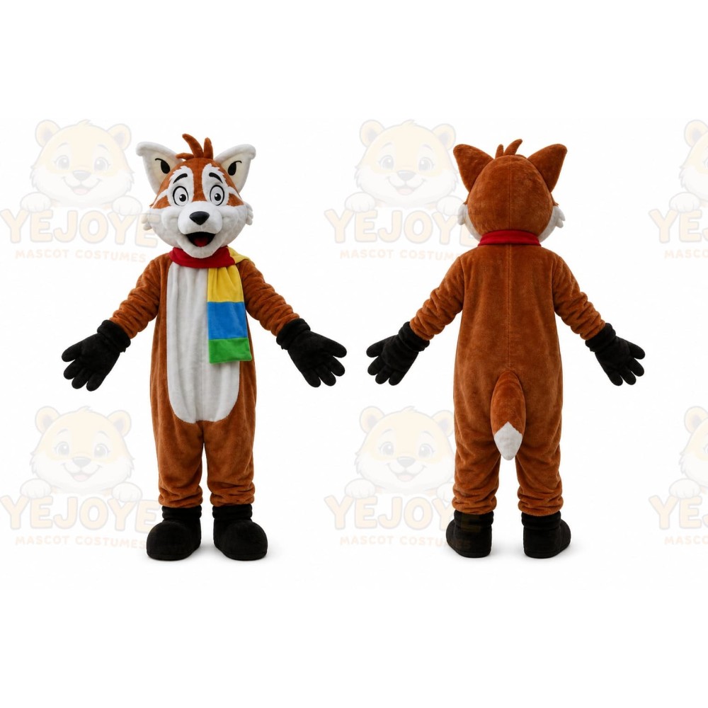 Cartoon Fox Mascot Costume