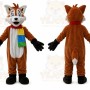 Cartoon Fox Mascot Costume