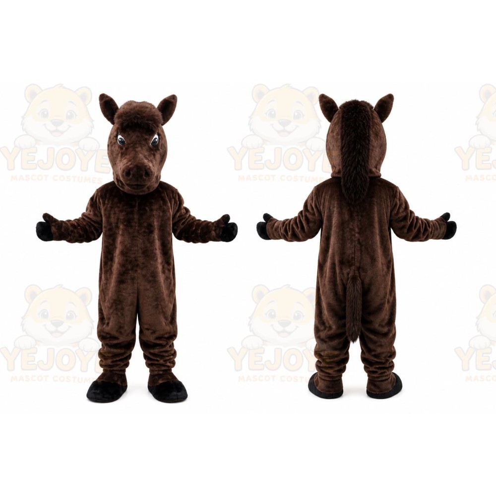 Cartoon Horse Mascot Mustang Costume