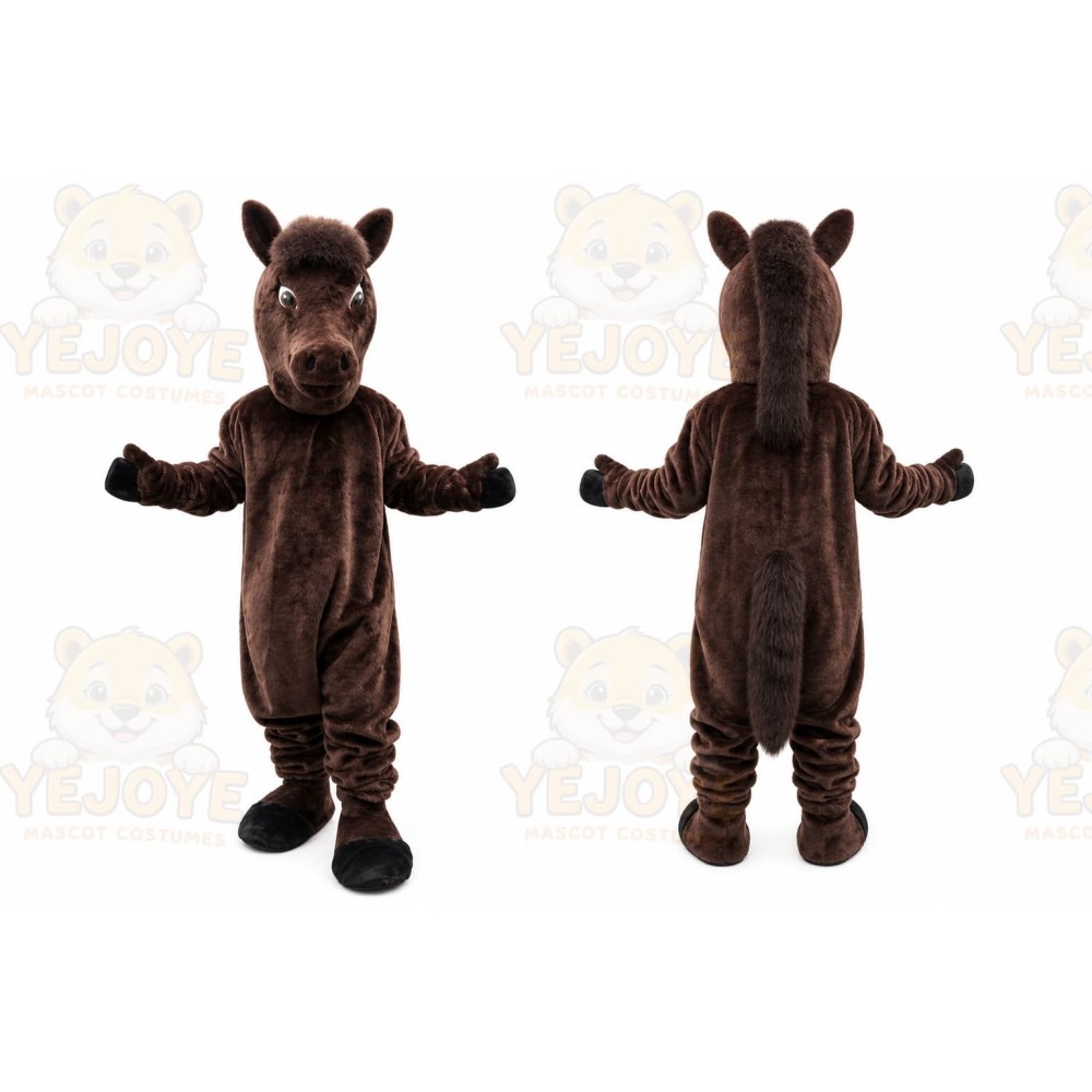 Cartoon Horse Mustang Mascot Costume Stallion