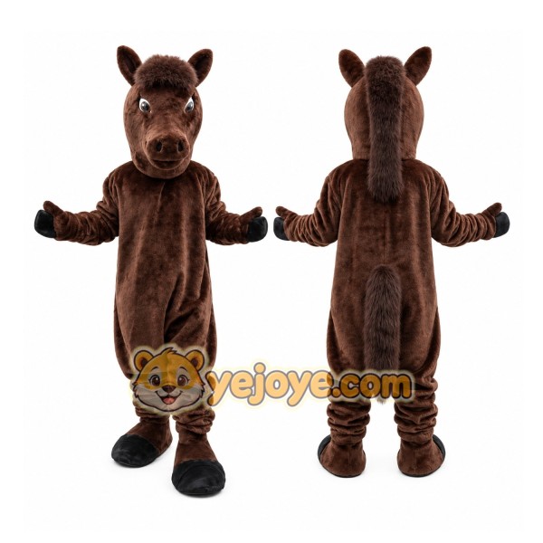 Cartoon Horse Mustang Mascot Costume Stallion