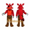 Red Pirate Fox Mascot Costume