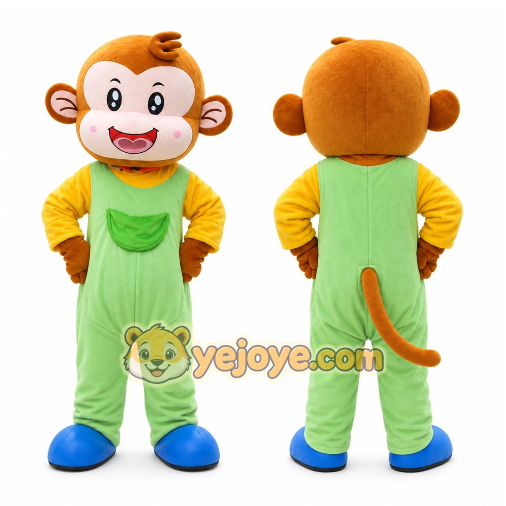 Cartoon Monkey Mascot Costume Cartoon Monkey Mascot Costume