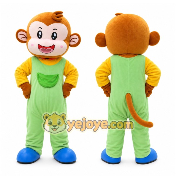 Cartoon Monkey Mascot Costume