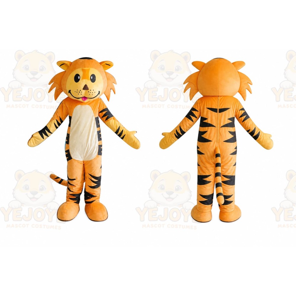 Cartoon Tiger Mascot Costume Cartoon Character Cosplay