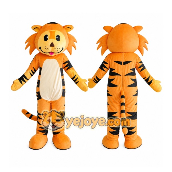 Cartoon Tiger Mascot Costume Cartoon Character Cosplay