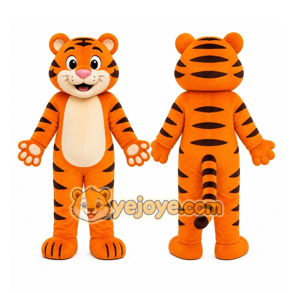 Cartoon Tiger Mascot Costume Cartoon Tiger Mascot Costume