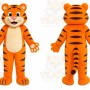 Cartoon Tiger Mascot Costume