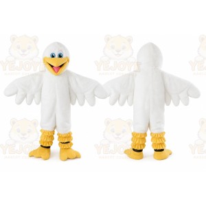 Cartoon White Bird Mascot Costume