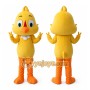Cartoon Yellow Chick Little Birds Mascot Costume