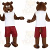 Castor Fiber Beaver Mascot Costume for Adult