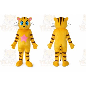 Cat Dapple Adult Cartoon Mascot Costume