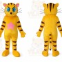 Cat Dapple Adult Cartoon Mascot Costume