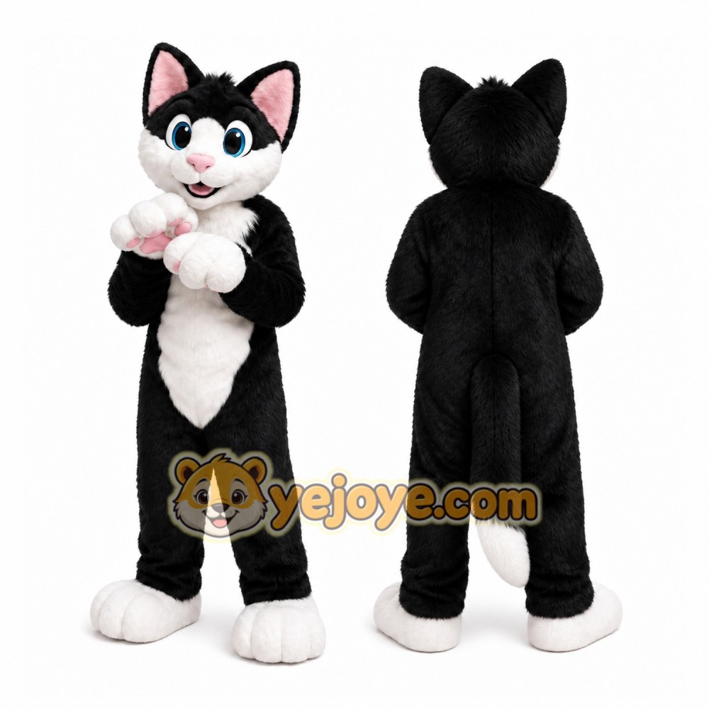 Cat Fursuit Costumes Animal Mascot for Adults Cat Fursuit Costumes Animal Mascot for Adults