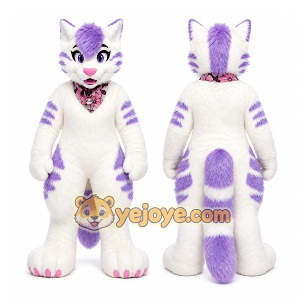 Cat Girl Realistic Fursuit Animal Mascot Costumes