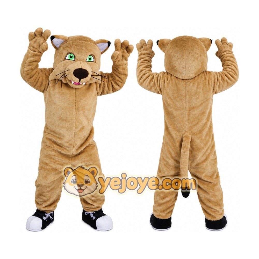 Realistic Wildcat Mascot Costume