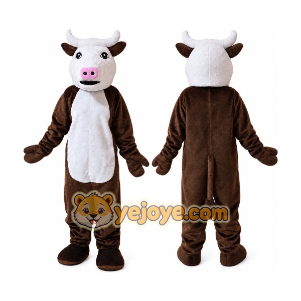 Cattle Cow Bull Mascot Costume for Adult