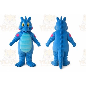 Character Blue Dinosaur Mascot Costume