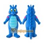 Character Blue Dinosaur Mascot Costume