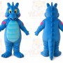Character Blue Dinosaur Mascot Costume
