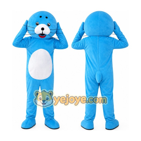 Blue Seal Mascot Costume