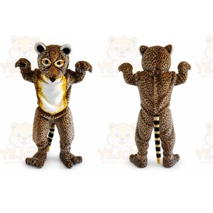 Cheetah Mascot Leopard Costume Panther