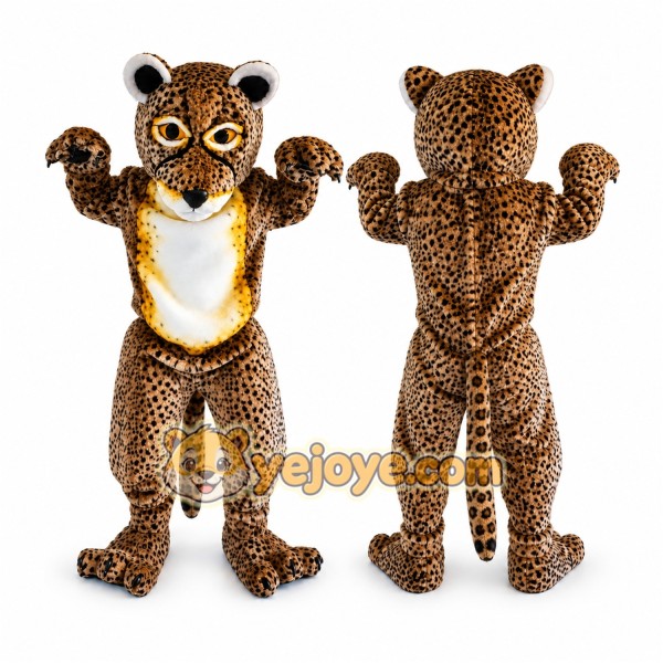 Cheetah Mascot Leopard Costume Panther