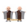 Childish Buddhist Monk Mascot Costume Cartoon Mascot Childish Buddhist Monk Mascot Costume Cartoon Mascot