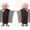 Childish Buddhist Monk Mascot Costume Cartoon Mascot